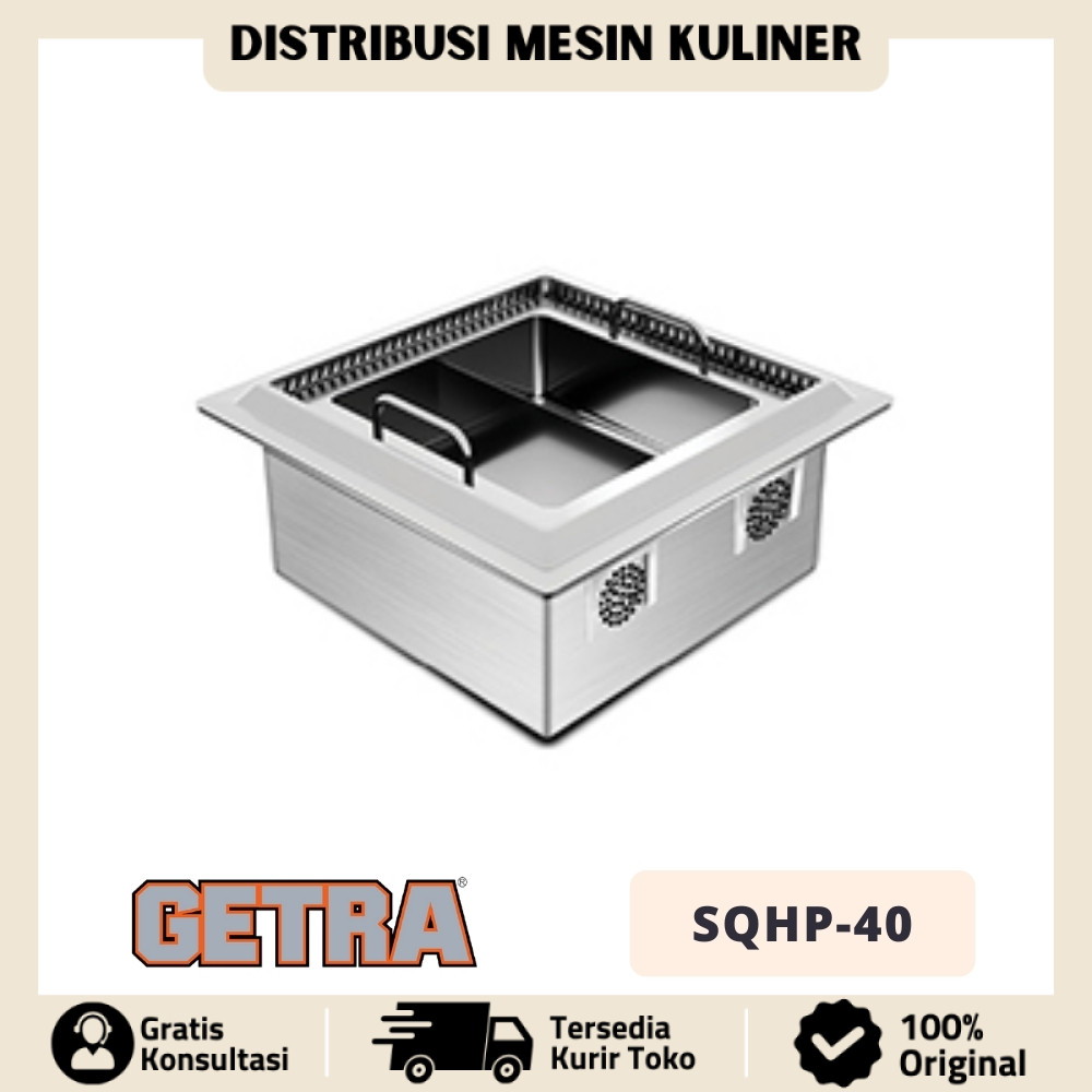 Jual SQUARE HOTPOT INDUCTION COOKER GETRA SQHP-40 KOMPOR SHABU-SHABU ...