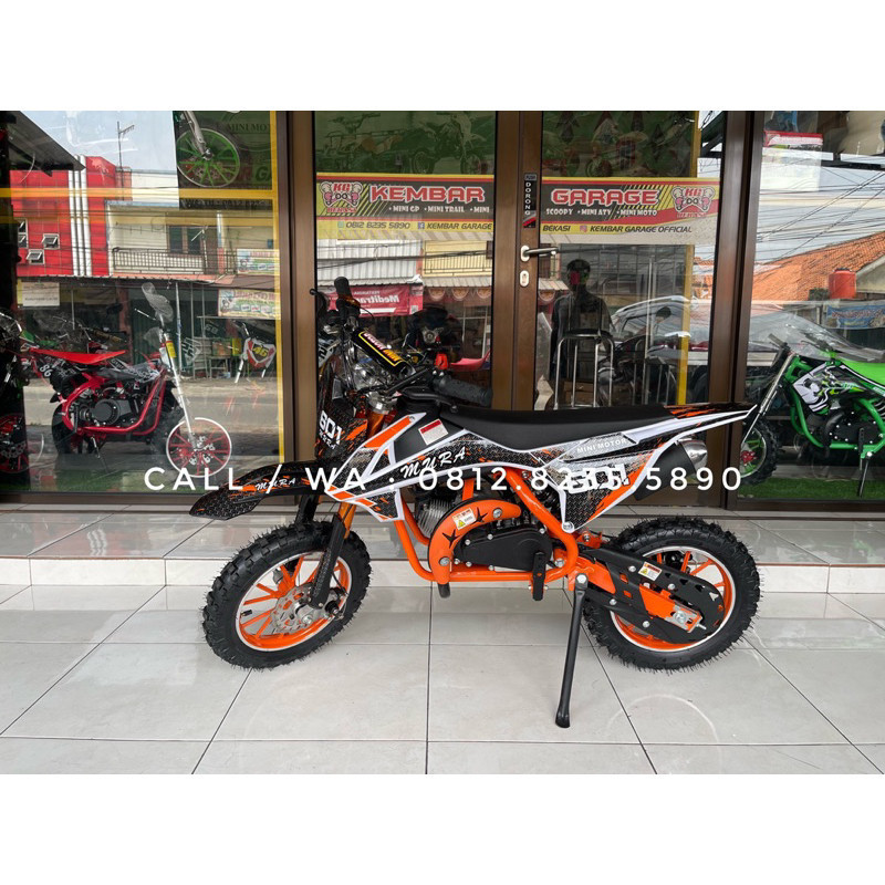 Jual Mini Trail Cross Mura 50cc Bensin Motor Mini 2T | Shopee Indonesia