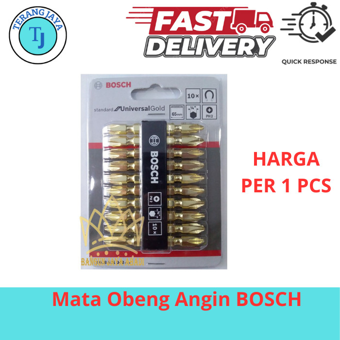 Jual Mata Obeng Bosch Ph Gold Mm Harga Per Pcs Shopee Indonesia