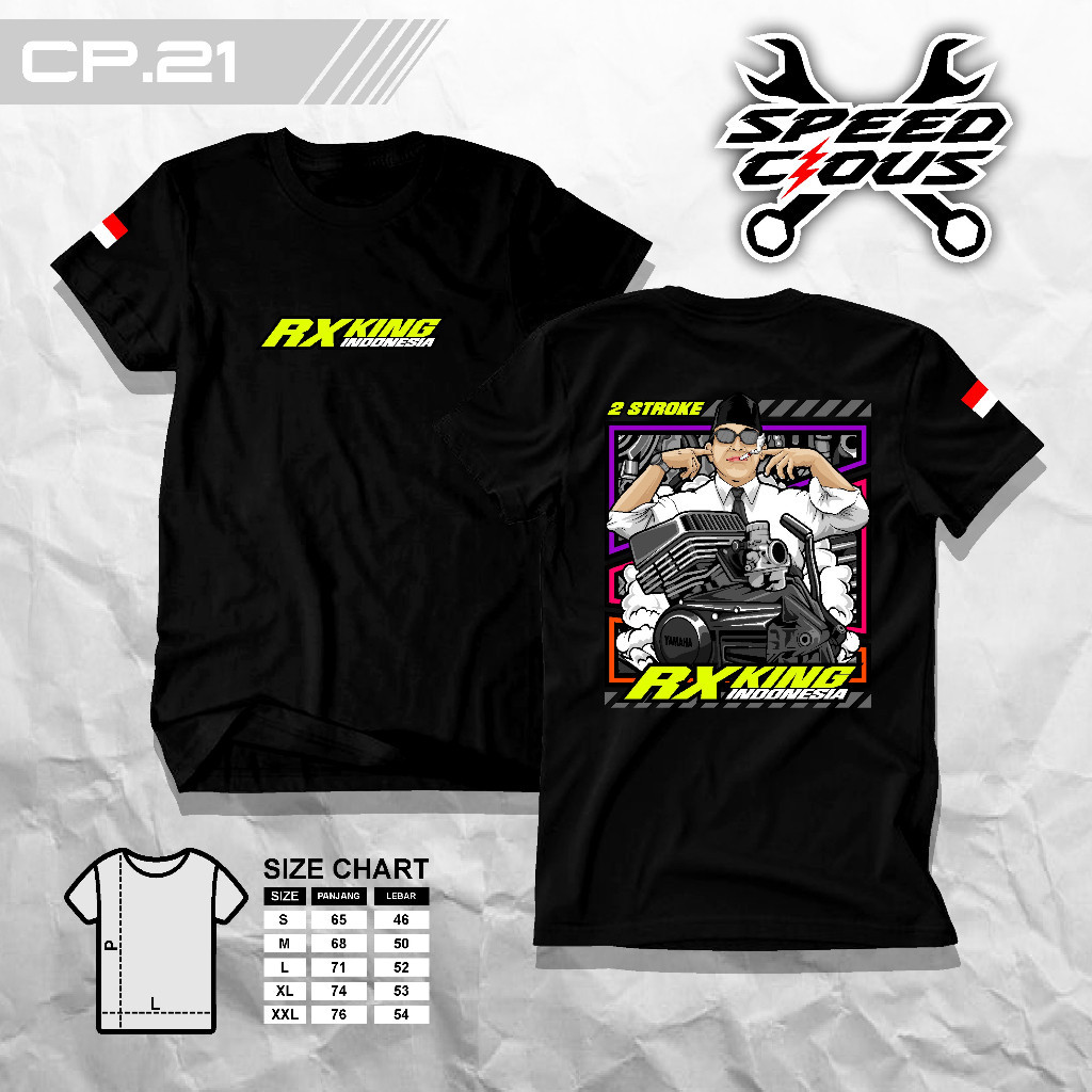 Jual Kaos Racing 2 Stroke RX KING Soekarno Original Speedcious - Baju ...