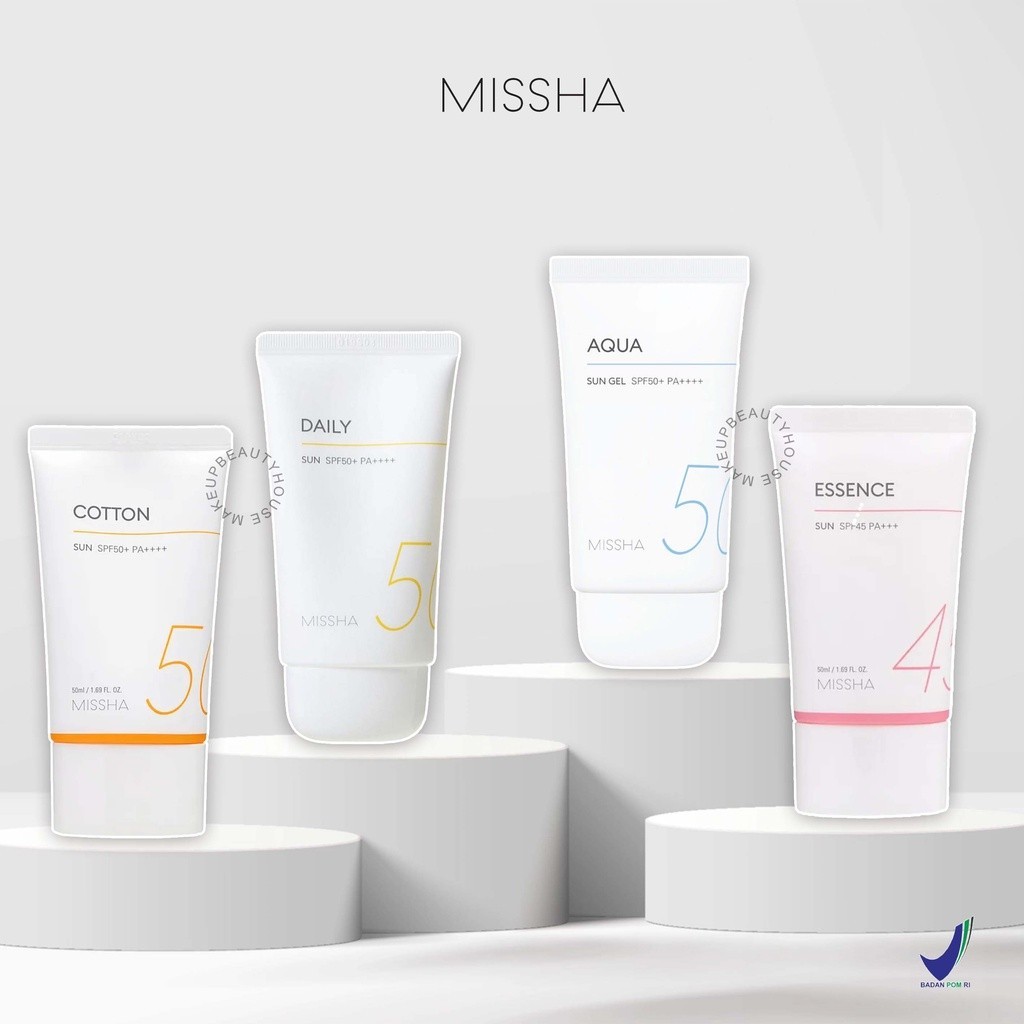 Jual MISSHA All Around Safe Block Sun - Aqua Sun Gel SPF50+ | Essence ...
