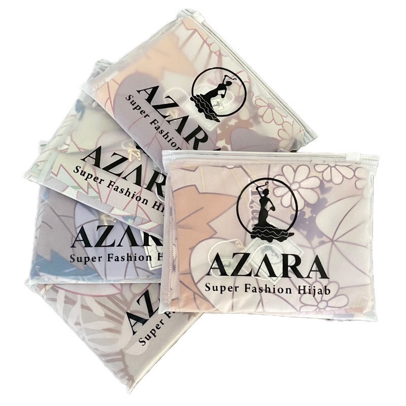 Jual AZARA Oskara Metal Logo POUNCH Jilbab Motif AZ LC 110 X 110 CM ...