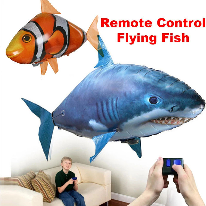 Jual Remote Control Air Swimmers RC Fish Shark Balloon Balon RC