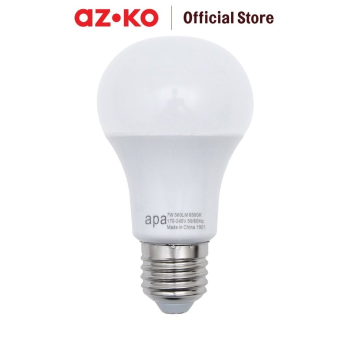 Jual AZKO Apa Bohlam Led 7 Watt Cool Daylight 630 Lumen - Putih ...