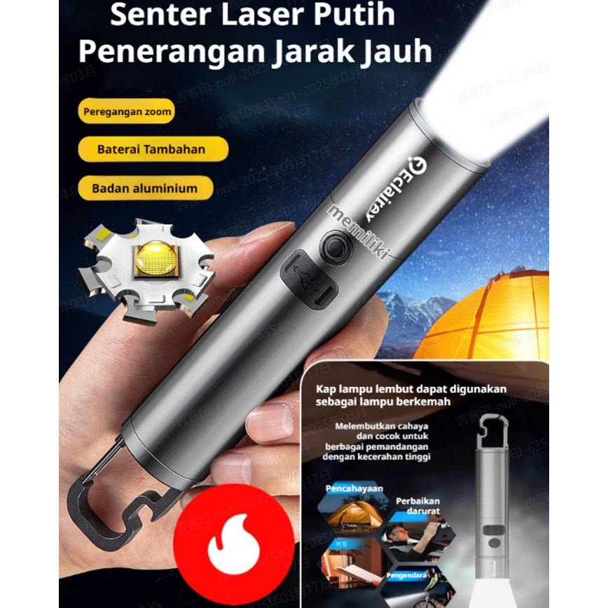 Jual Senter dengan fungsi pembuka botol Senter cahaya kuat baru Senter ...