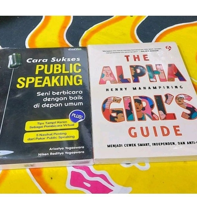 Jual Paket 2 Buku Cara Sukses Public Speaking The Alpha Girls Guide Shopee Indonesia 8439