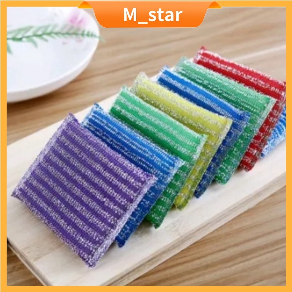 Jual SPONGE CUCI PIRING WARNA WARNI / MAGIC SPONGE RAINBOW/SPONS PAD ...