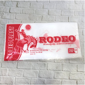 Jual PE RODEO MERAH 15 X30 200 GR PLASTIK ES | Shopee Indonesia