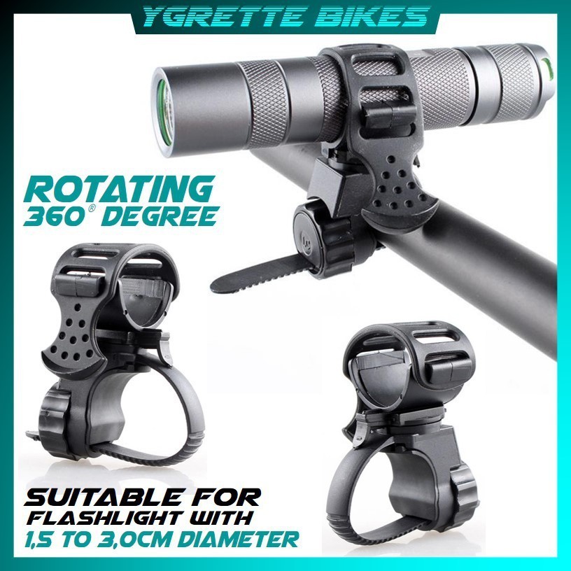 Jual YGRETTE - Fbianily Bike Bracket Mount Holder for Flashlight braket ...