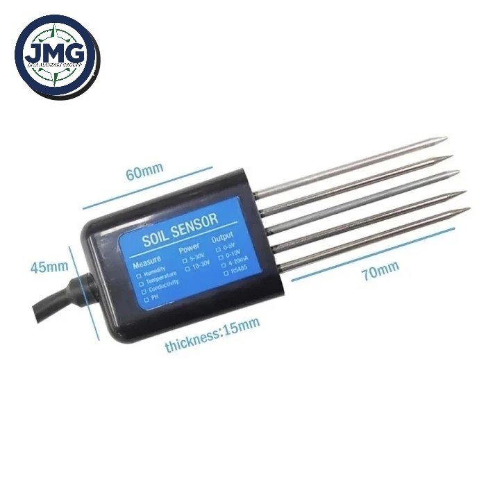 Jual RS485 Soil NPK PH EC Temp humidity Sensor tester 7 in 1 soil ...