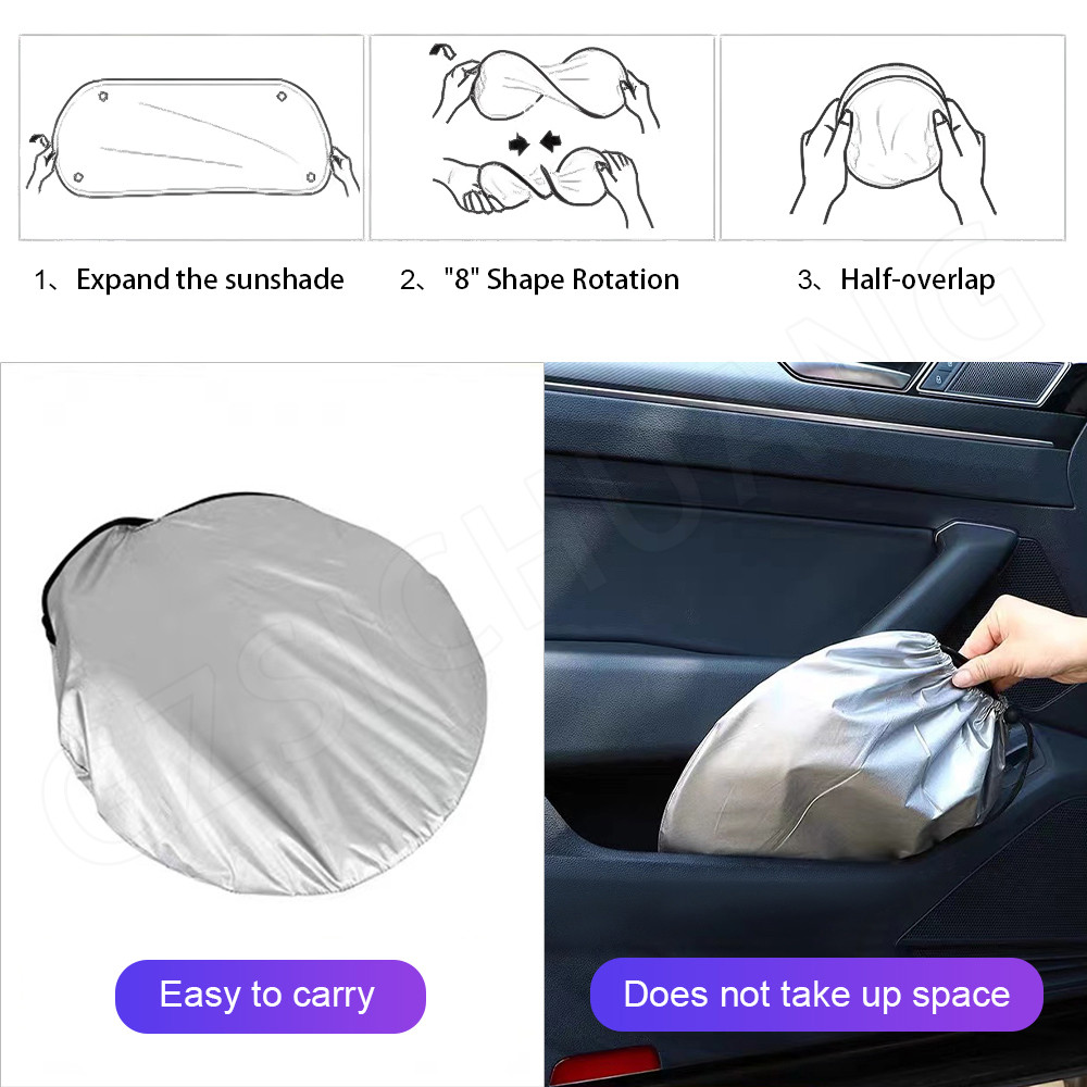 Jual Car Windshield Sun Shade Covers Visors Auto Front Window Sunscreen