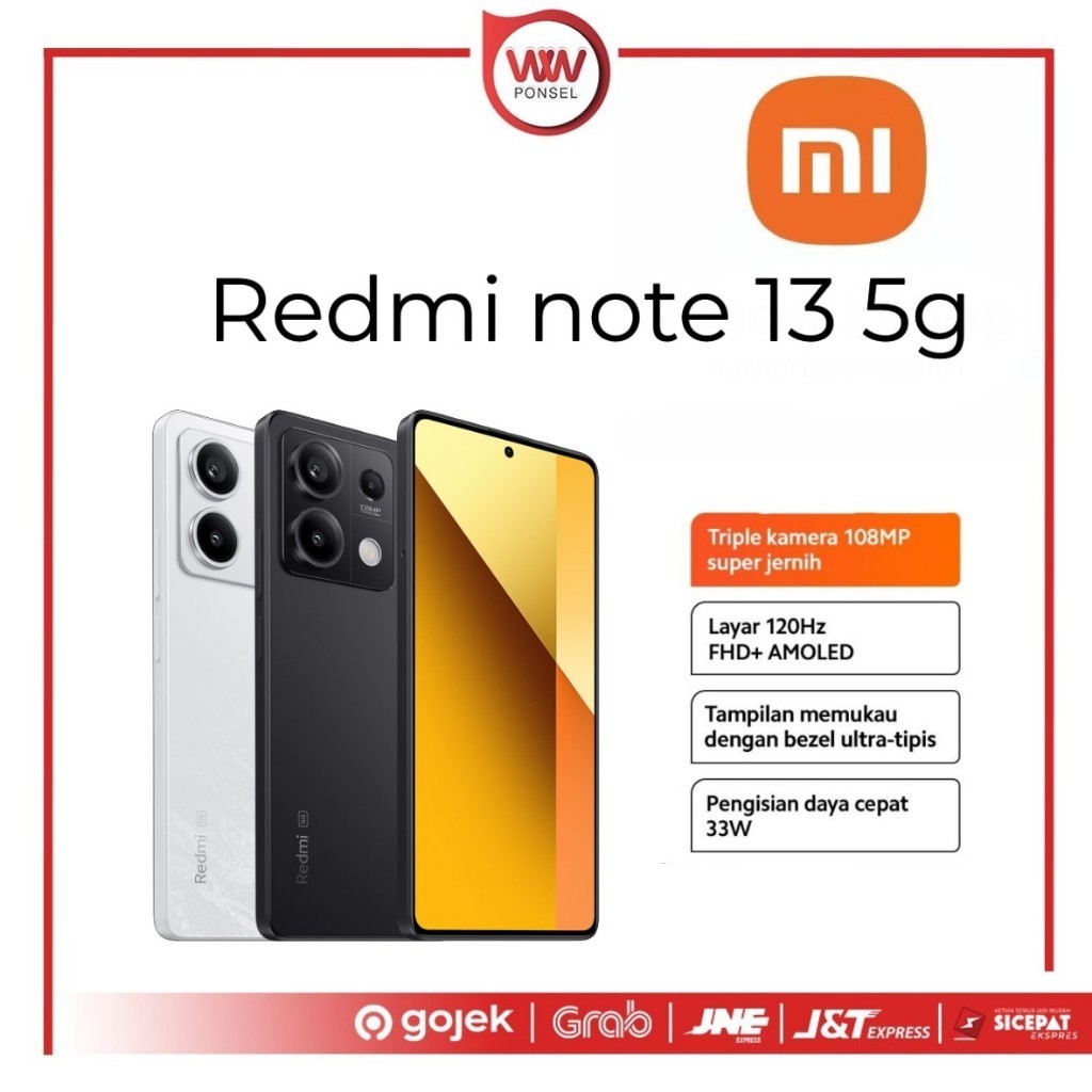 Jual Promo Spesial Hp Xiaomi Redmi Note 13 5G Ram 8GB Internal 256GB ...