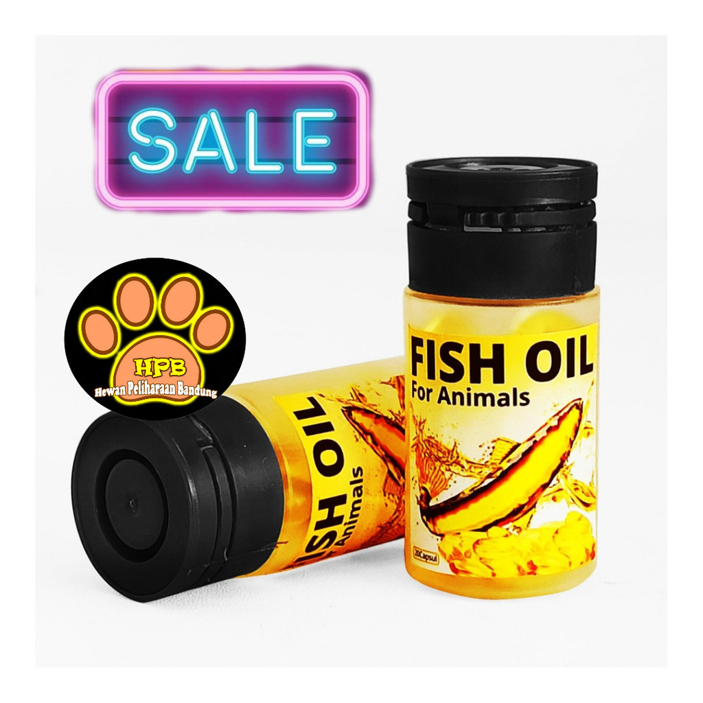 Jual VITAMIN KUCING ANJING BURUNG FISH OIL FOR ANIMAL MINYAK IKAN ...