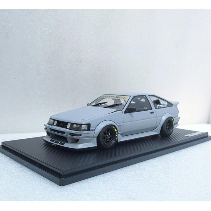 Jual 1/18 Ignition Model RWB AE86 Matte Grey TE37 Type 15