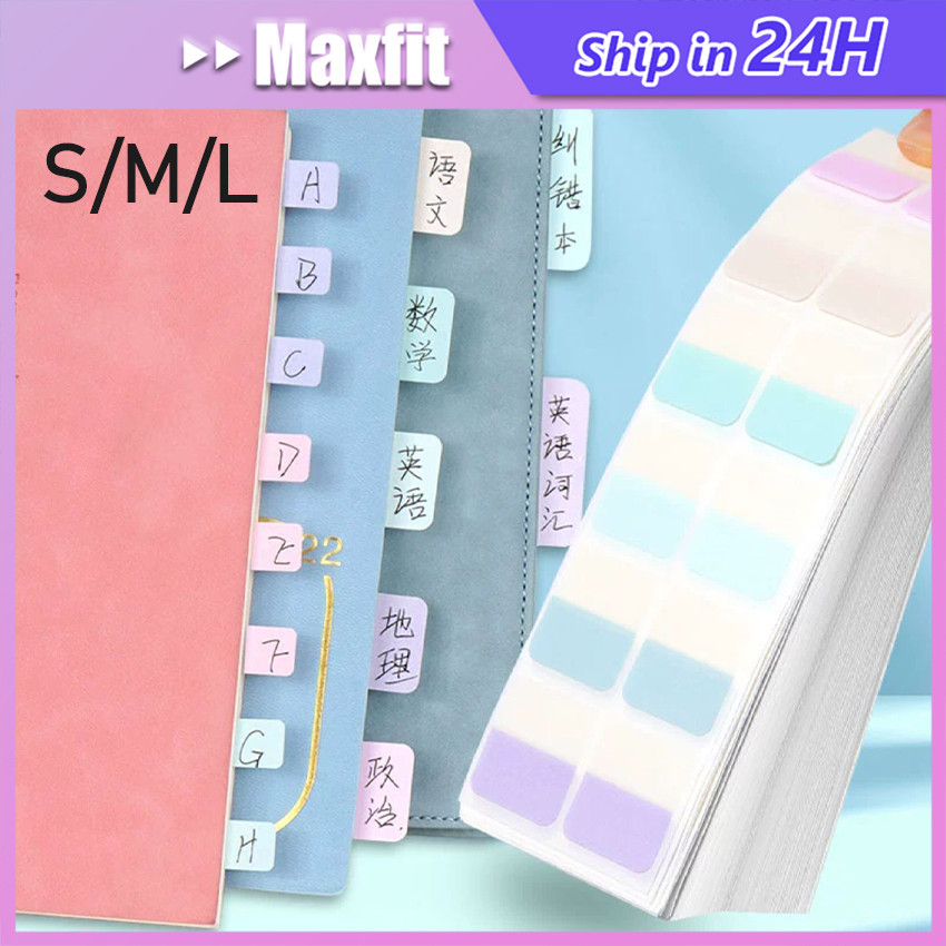 Jual 240 Lember Sticky Notes Memo Tempel Transparan Warna Warni Macaron ...