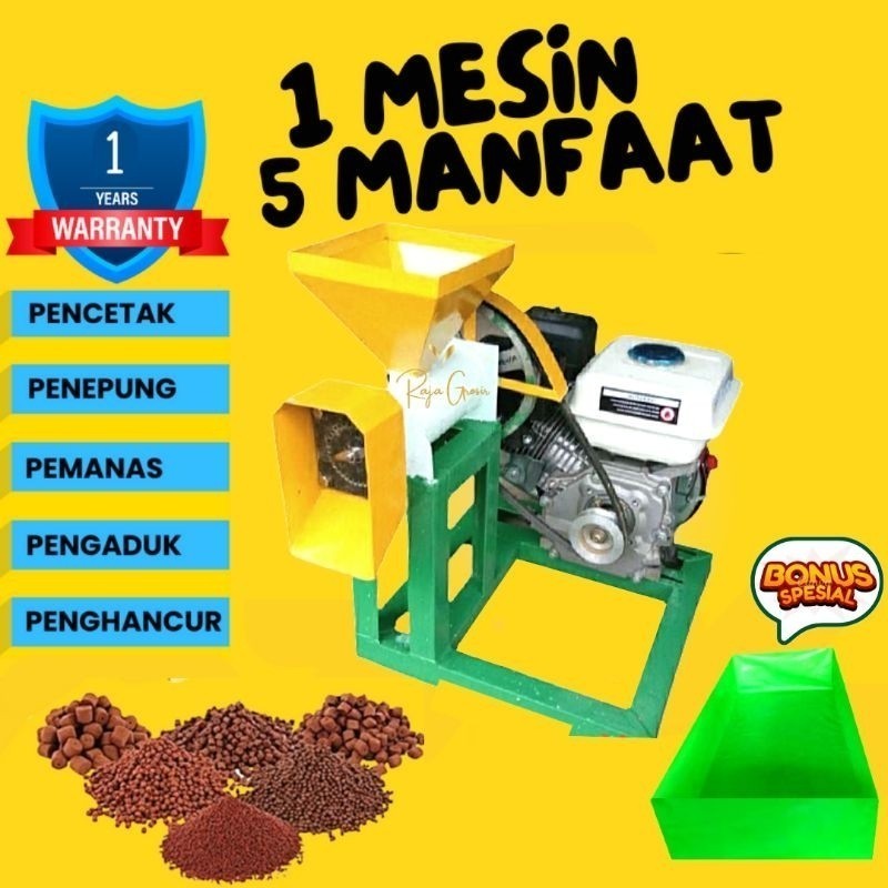 Jual Mesin Pelet Apung Multifungsi Mesin Pelet Kapasitas 5070 Kg