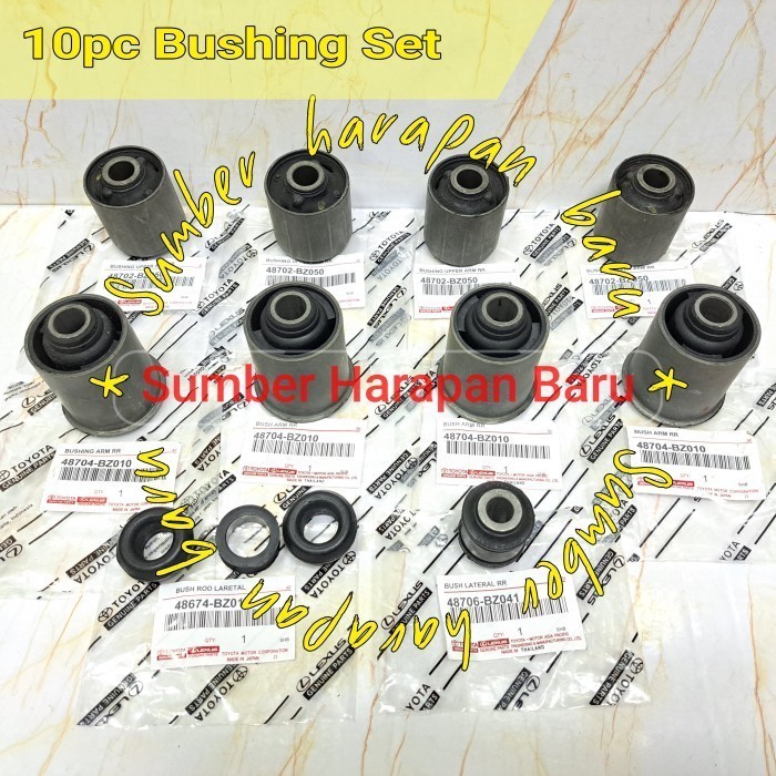 Jual Bushing Arm Belakang Set As Stabil + Per Keong + As Lateral Avanza