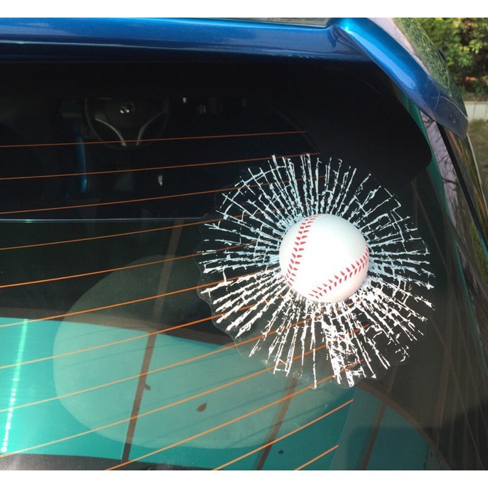 Jual Stiker Mobil / Sticker Mobil / Tempelan Kaca Mobil 3D Model Bola ...