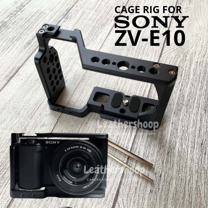 Jual Cage Rig SONY ZVE10 ZV-E10 Bracket Plate Vloging | Shopee Indonesia