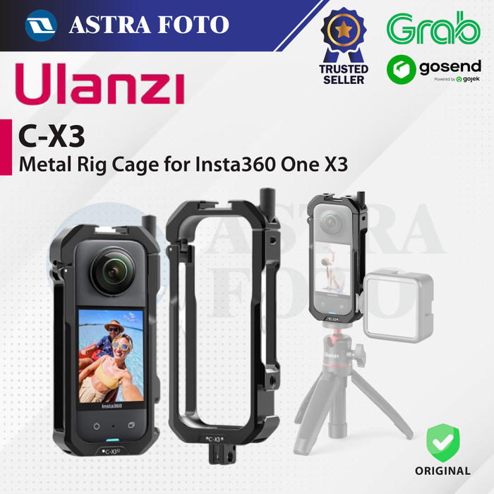 LICHIFIT Cage Protection Insta360 One X3 – Cadre Plastique Panoramique Action Cam – Boîtier Anti-Chocs & Rayures
