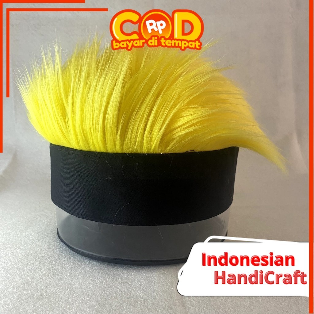 Jual Rambut Palsu Pria dewasa warna KUNING polos | Shopee Indonesia