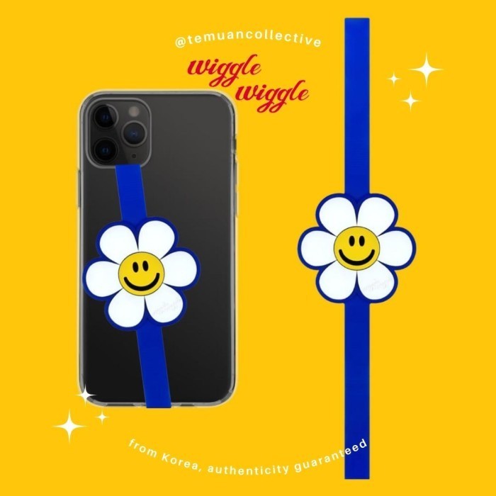 Wiggle Wiggle Korea Silicone Phone Case Strap Washable Grip Smile We  Love