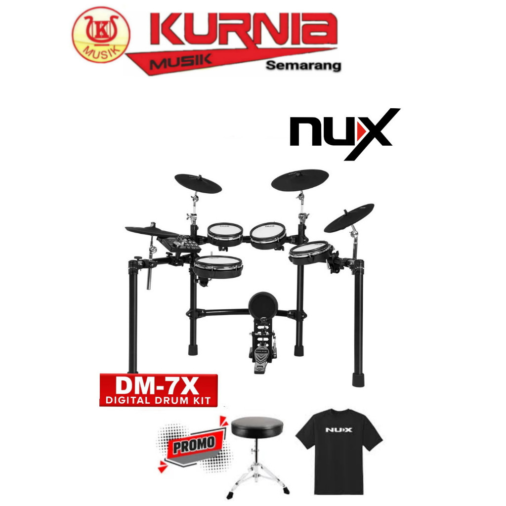 Jual Nux DM 7X - DM7X Portable Digital Electric Drum Kit | Shopee Indonesia