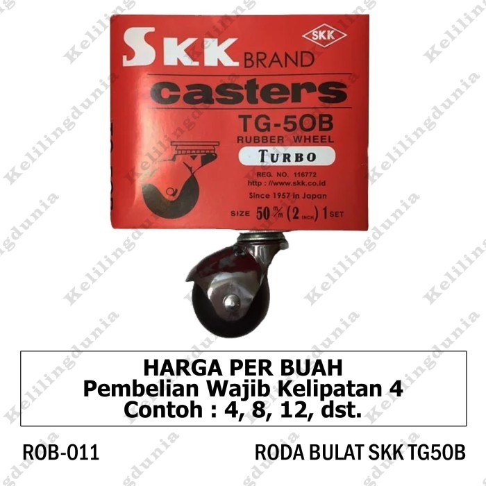 Jual 1 PCS Roda Bulat 2