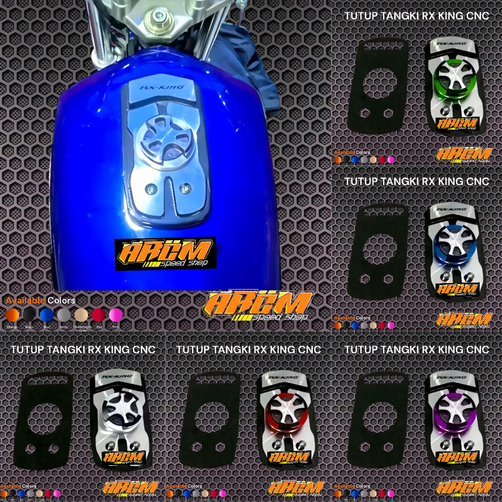 Jual Tutup Tangki RX King full Alumunium CNC Grade A Lebih Presisi Dan ...