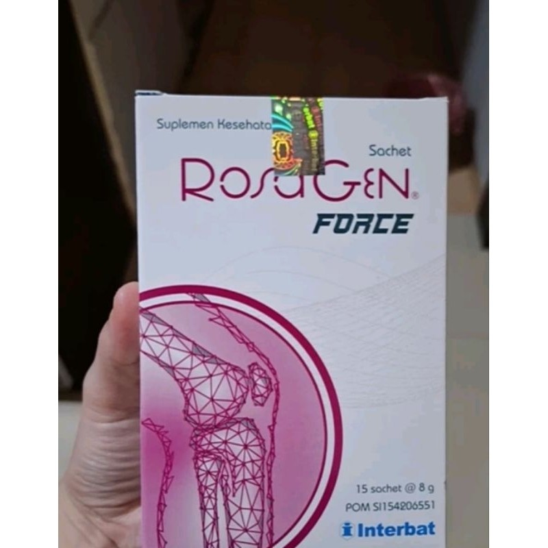 Jual ROSAGEN FORCE 1 BOX 15 SACHET ORIGINAL MEMBANTU MEMELIHARA ...