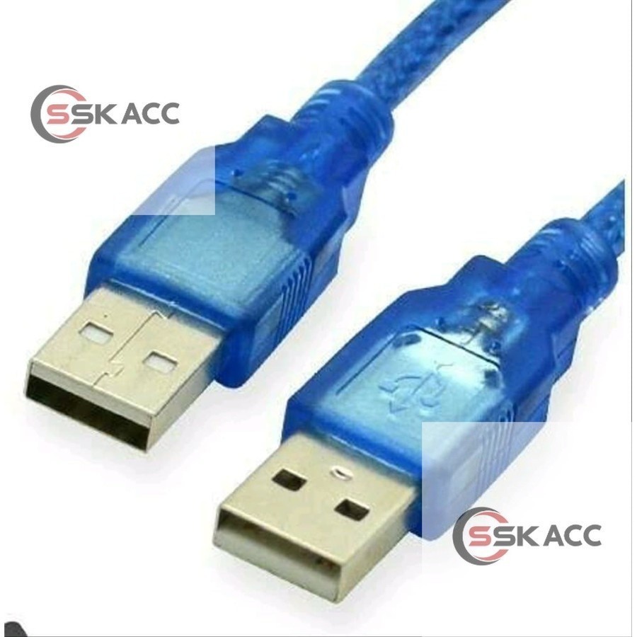 Jual Kabel USB to Usb 30cm / USB2.0 Cable Male male 30 cm SSKACC ...