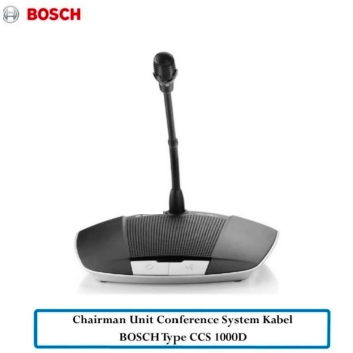 Jual Grosir Chairman Unit Conference System Kabel BOSCH Type CCS 1000D ...