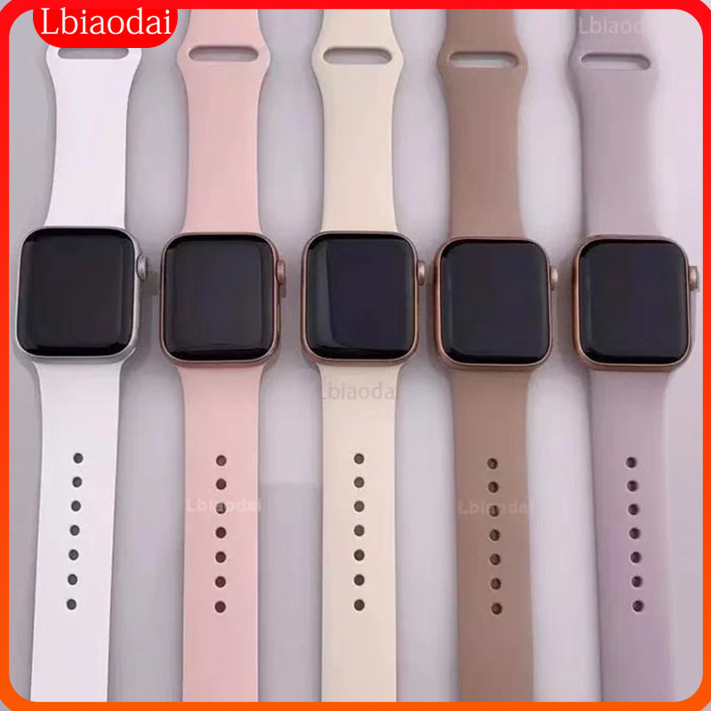 Soft Silicone Sport Band Strap for iWatch Apple Watch Ultra Ultra  Series 11 10 SE 49 46mm 41mm 45 38 40 42 44mm Tali jam  tangan