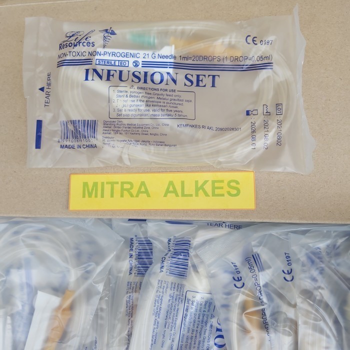 Jual Infuset Dewasa LIFE RESOURCES. Adult Infusion Set LIFE RESOURCE ...