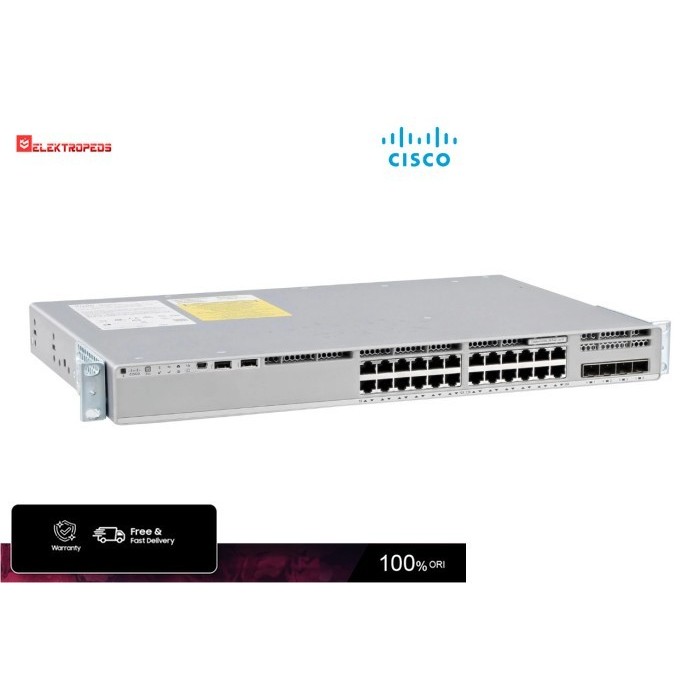 Jual CISCO C9200L-24P-4G-E Catalyst 9200 Series Switch + SmartNet ...