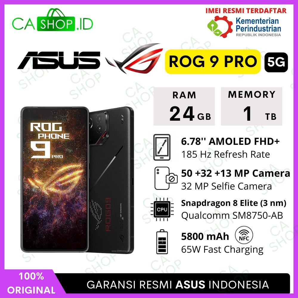 Jual Asus ROG Phone 9 FE NFC 5G 12/512GB + 12/256GB + Pro 24/1TB + 16 ...
