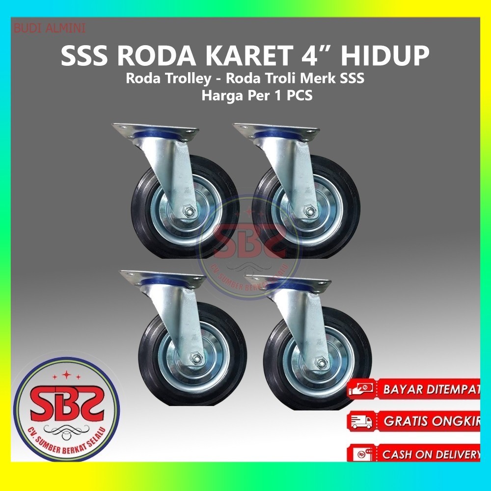 Jual SSS Roda Kastor 4