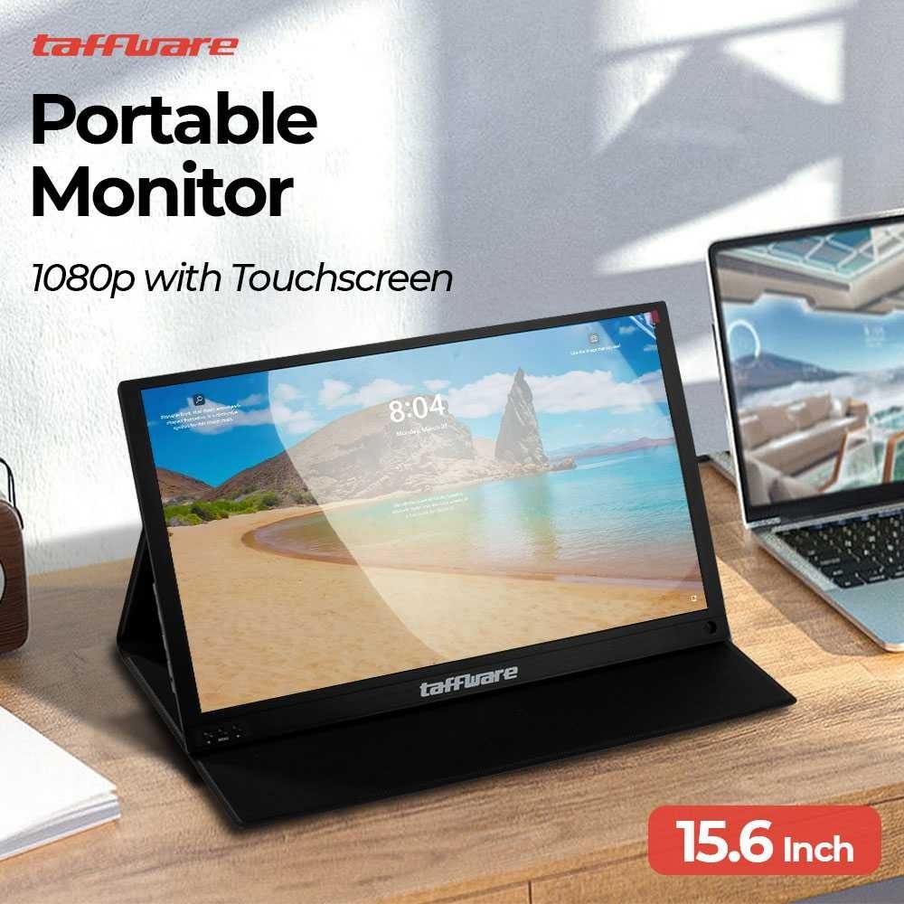 Jual Taffware Portable Monitor FHD 15.6 Inch 1080p with Touchscreen ...