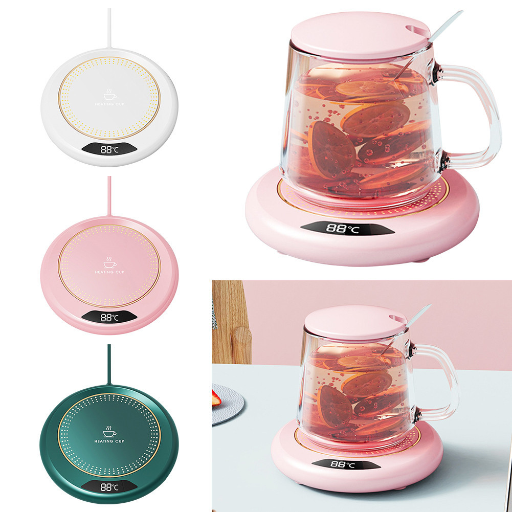 Jual Coffee Mug Warmer 3 Temperature Setting Desk Mug Warmer Auto Shut ...