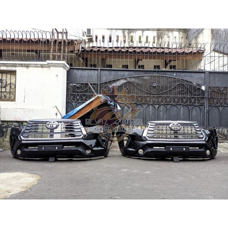 Jual Bemper set dan Grill Toyota Innova Reborn Ribon Facelift tipe V ...