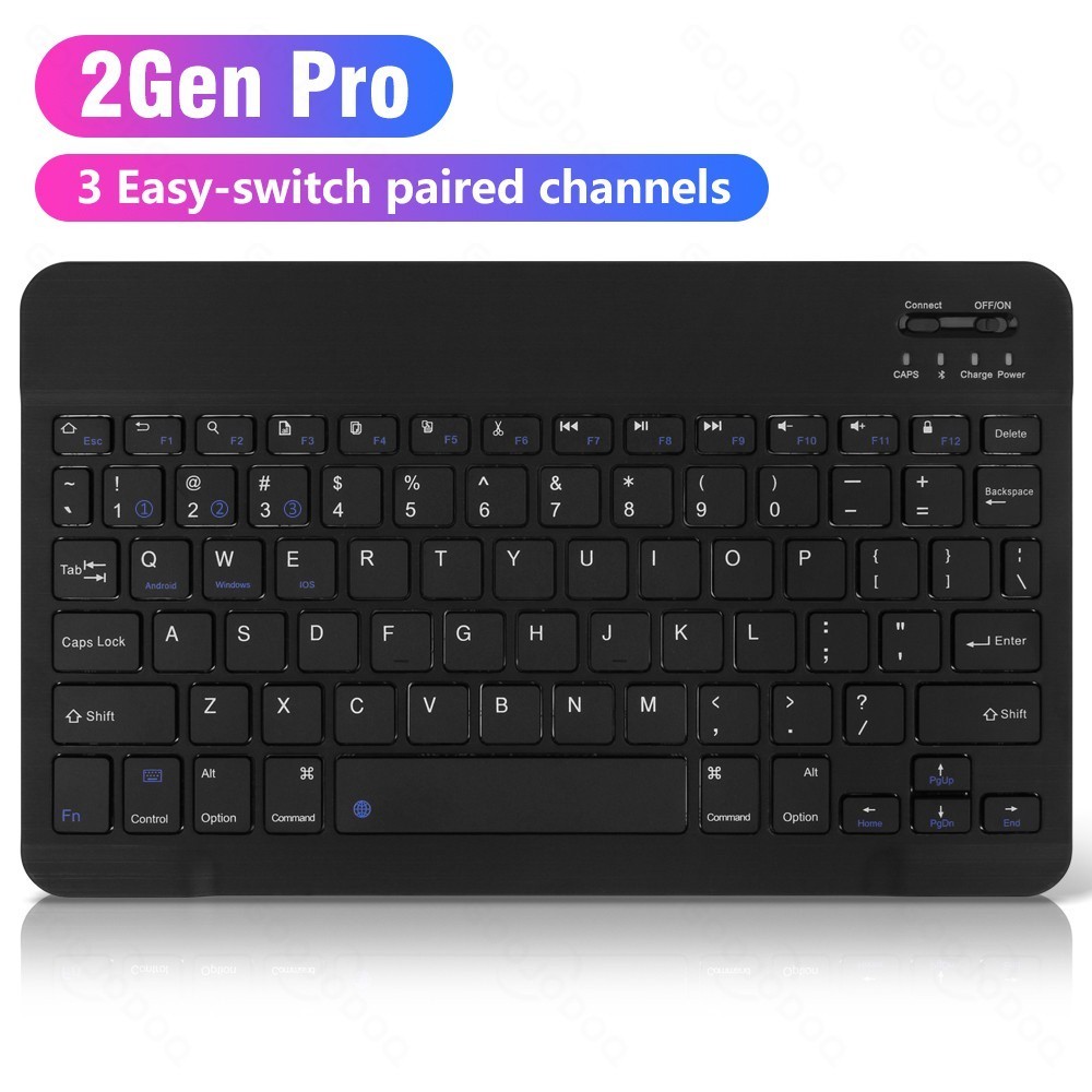 Jual Goojodoq 2nd gen Pro 10 Inch 3 in 1 Wireless Bluetooth Keyboard ...