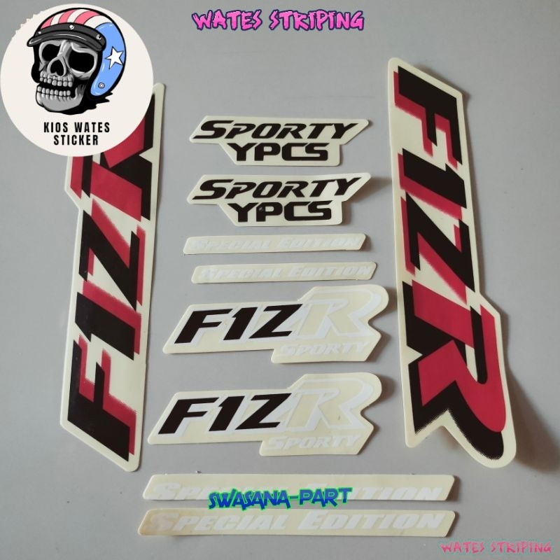 Jual Fullset Striping Sticker Lis Les Polet yamaha fizr f1zr fiz r ...