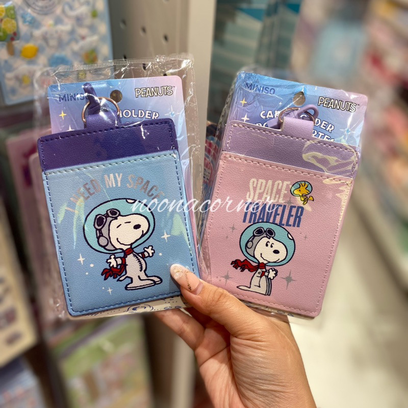 Jual Miniso x Snoopy - ID Lanyard / Card Holder Snoopy The Little Space ...