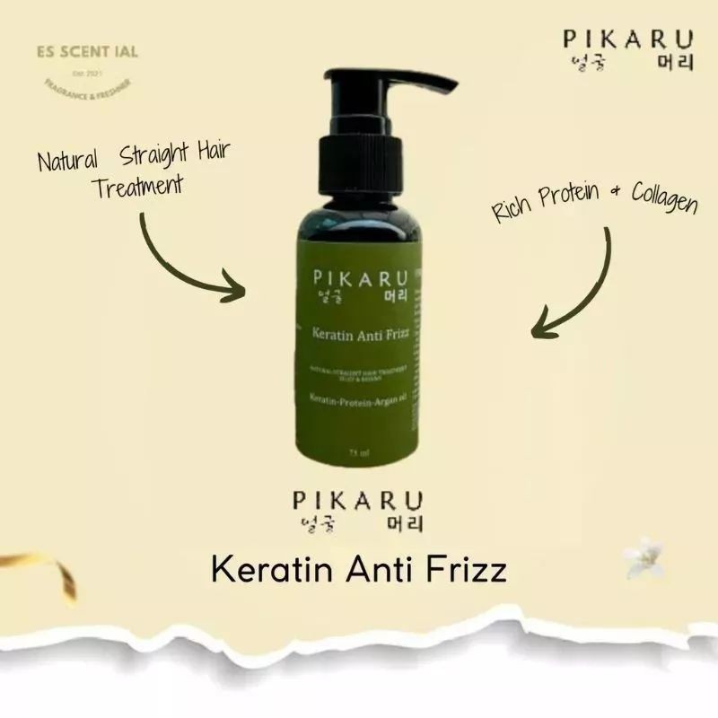 Jual Pikaru Keratin Treatment Anti Frizz 75ml | Shopee Indonesia