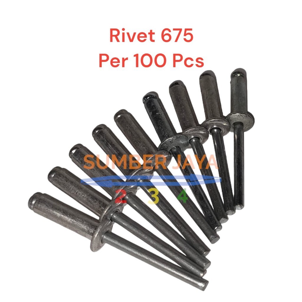 Jual PAKU RIVET 675 PUTIH PER 100 PCS TERMURAH | Shopee Indonesia