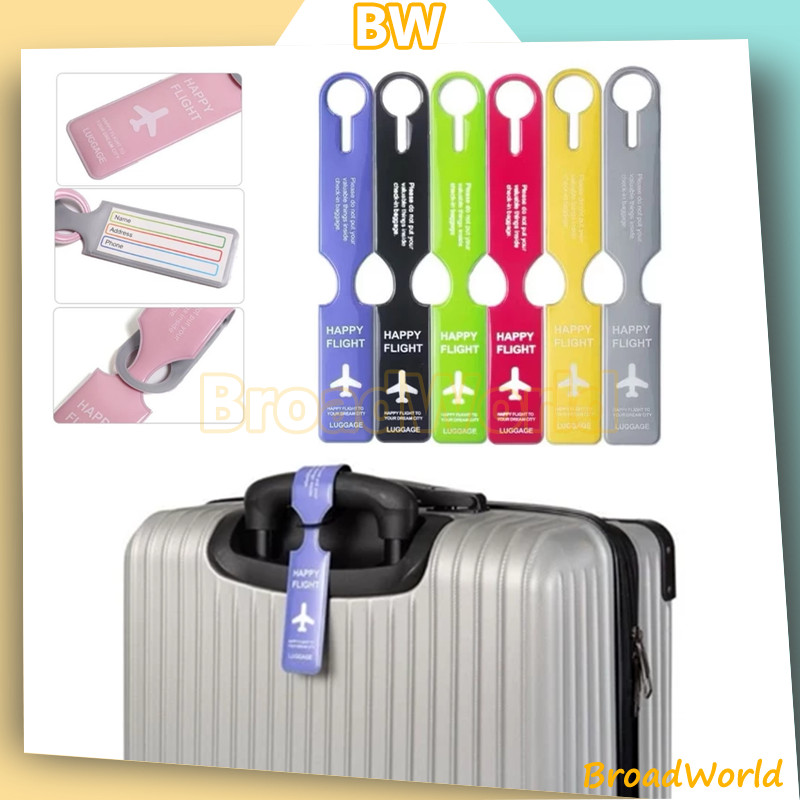 Jual BW gantungan koper/luggage tag/name tag koper/name tag koper bahan ...