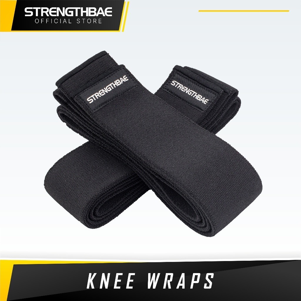 Knie Wraps Hot Sale Gewichtheffen Knieband Elastische Squats Zware Knie Wraps Al