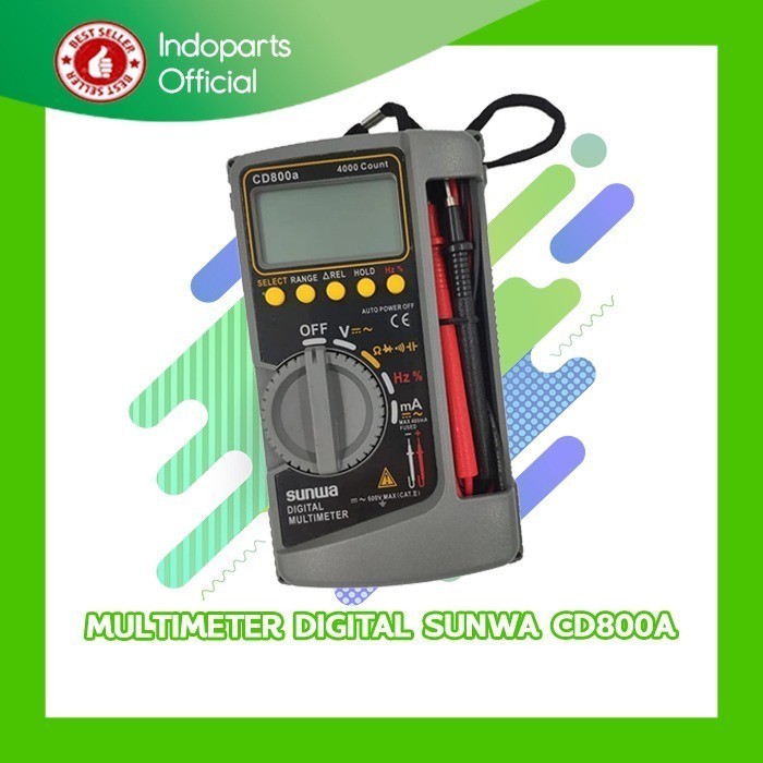 Jual MULTIMETER DIGITAL SUNWA MODEL CD800a / CD800A | Shopee Indonesia