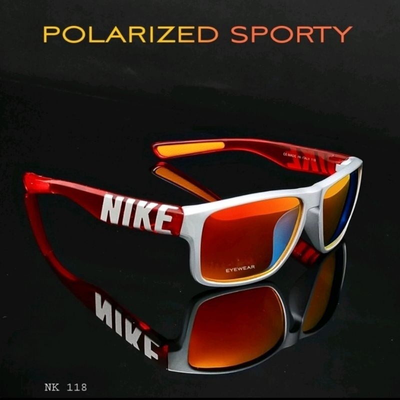Jual Kacamata Gaya Keren SPORTY Pria/wanita Lensa Anti UV400 Polarized ...