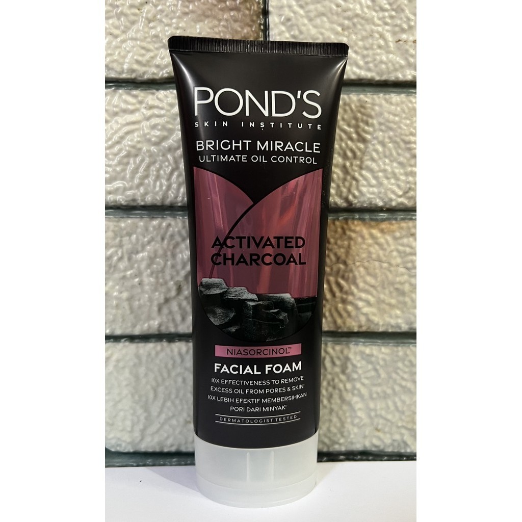 Jual Ponds Bright Miracle Actived Charcoal Ultimate Oil Control Facial Foam 100gr Shopee Indonesia 5449